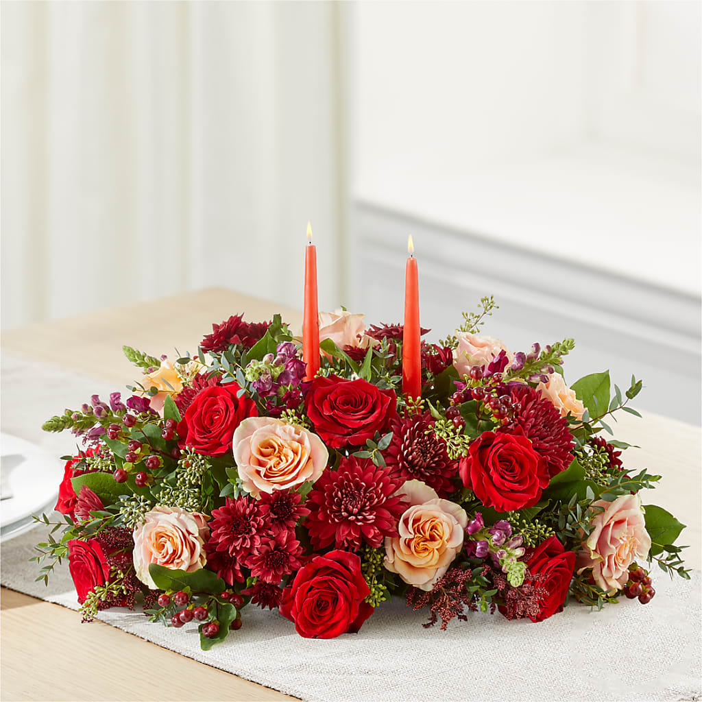 Most Thankful Centerpiece – VICKIE'S FLOWERS, Cypress CA