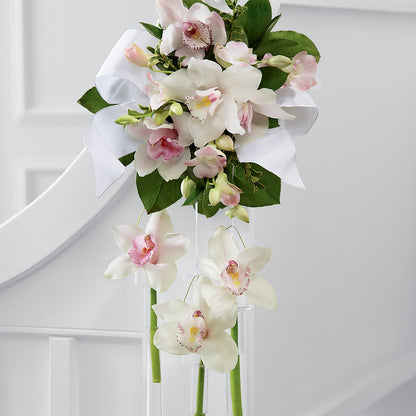 Perfect Entrance Pew Arrangement – VICKIE'S FLOWERS, Cypress CA