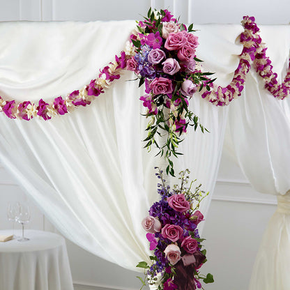 Color & Light Chuppah Decor – VICKIE'S FLOWERS, Cypress CA